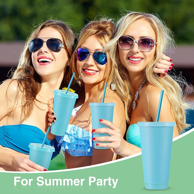 Amyhill 12 Pcs Reusable Plastic Cup - Image 5