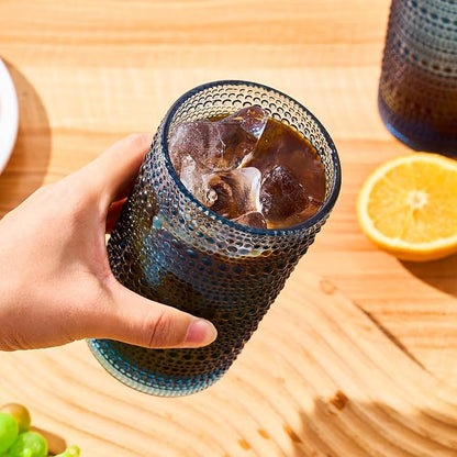 16oz Hobnail Drinking Glasses, juice and bar use - Image 7