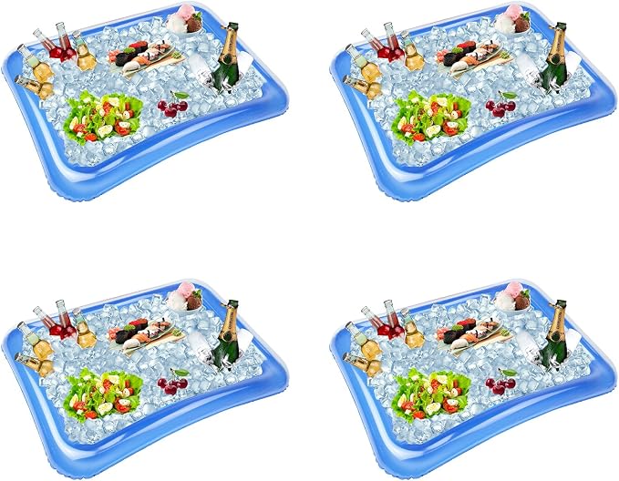 4-Pack Inflatable Ice Serving Bar Coolers by Etistta