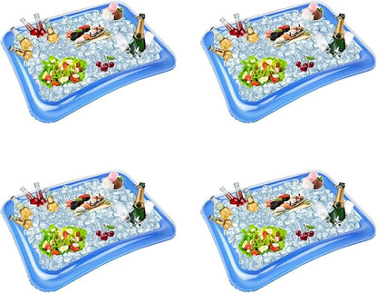 4-Pack Inflatable Ice Serving Bar Coolers by Etistta