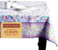 Maison d' Hermine Table Cloth Rectangle Table 100% Cotton 60 x 120 Inches Tablecloth Reusable Decorative for Dining Room Farmhouse Home Valentines Day Decorations Spring Summer - Indian Floral