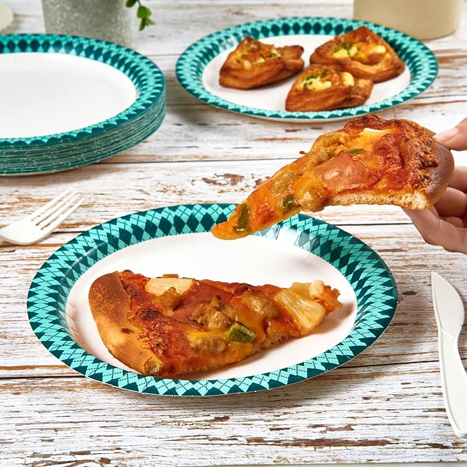 Paper Plates Disposable, Cut Proof Paper Plates - Image 5
