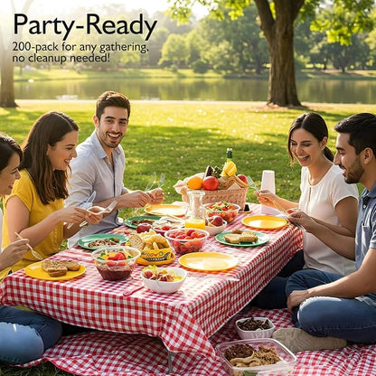 Disposable Plastic Silverware, Heavy Duty Forks and Spoons Set, Durable Plastic - Image 7