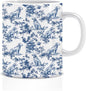 Chinoiserie Golden Retriever Mug, Toile de Jouy French Country Dog Coffee Tea by Unknown