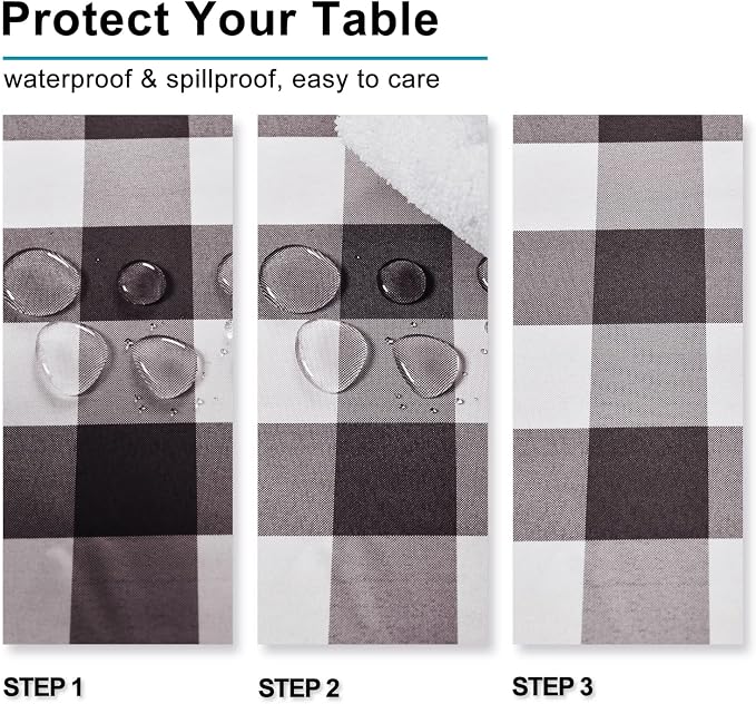 Checkered Tablecloth Rectangle - Image 3