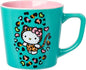 Silver Buffalo Sanrio Hello Kitty Leopard, Wide Latte Ceramic Mug, 17oz | 0.5 by SilverBuffalo