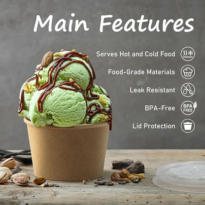 ESSENTIAL Paper Ice Cream Cups - Image 3