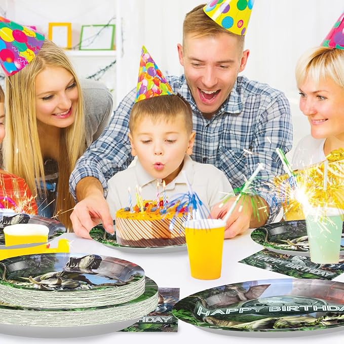 96Pcs Dinosaur Birthday Party Decorations - Image 6