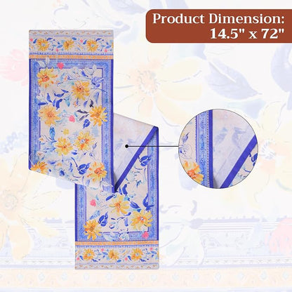Maison d' Hermine Table Runner 100% Cotton 14.50" x 72" | Table Runners 72 - Image 7