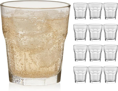 Libbey Gibraltar Rocks Glasses Set of 12, Iconic Heavy Base Bar Glassware by Libbey