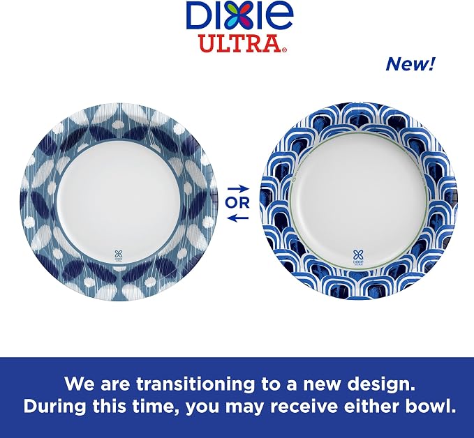Dixie Ultra Extra Large Paper Bowls, 34 oz, Compostable, Microwave Safe - Image 3