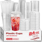 100 Pack 24 oz Plastic Cups by Unknown