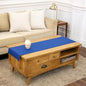 Solino Home 100% Pure Linen Table Runner Blue, Classic Hemstitch 14 x 60 in | by SolinoHome