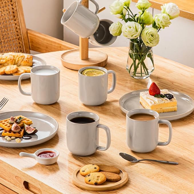 vancasso Coffee Mugs Set of 6, 12 Oz Ceramic Coffee Cups - Image 5