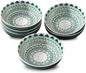 Set of 6 Deep Soy Sauce Dishes, 3.7 inch Ceramic Dipping Bowls 4 oz Small Dip by Howise