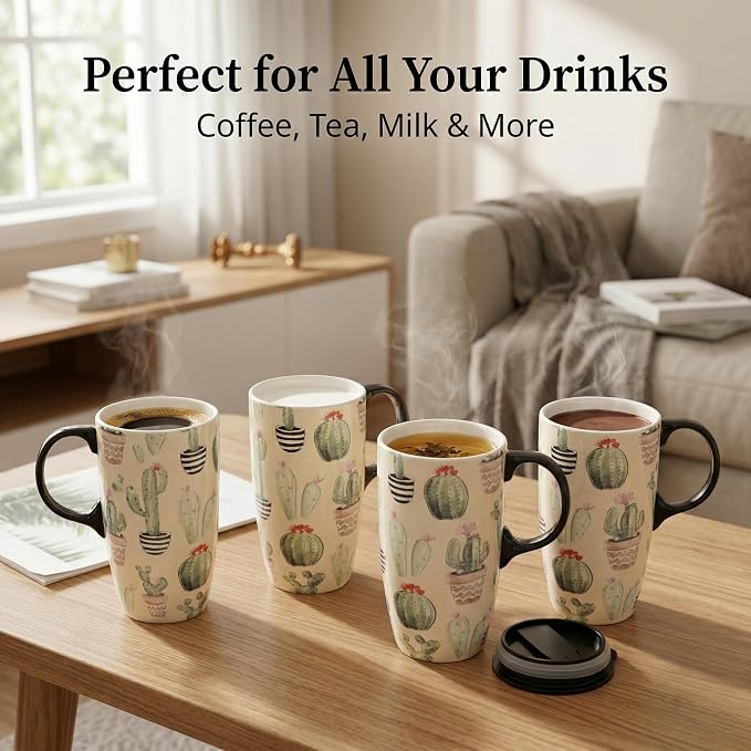 Topadorn 17oz Ceramic Travel Mug - Image 6