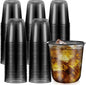 Ziliny 100 Pcs Disposable Stemless Glasses 12oz Crystal Plastic Wine Glasses by Ziliny