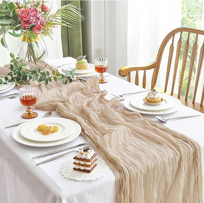 IVAPUPU Nude Table Runner 120 Inches - Image 8