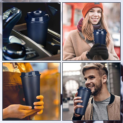 Domensi 15 Pack Reusable Plastic Coffee Cups - Image 4