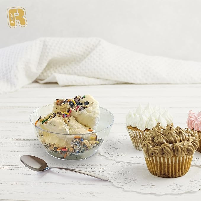 R-kay 6 Oz Clear Plastic Bowls - Image 2