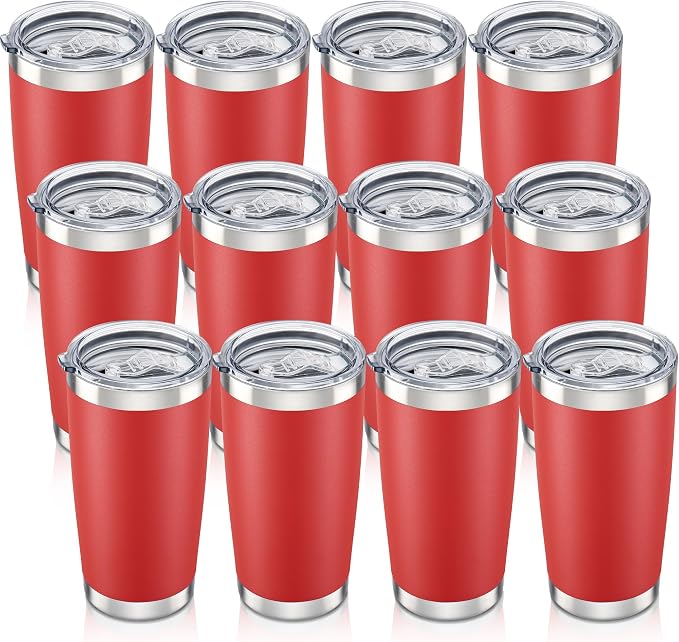 20 oz Tumbler with Lid Stainless Steel Insulated Tumblers Bulk Cups Mug | by Orebigo