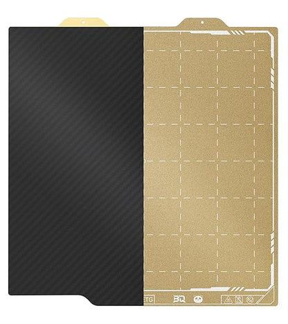 BIQU Double Sided Build Plate 184x184mm, Smooth PET+Texture PEI Surface Flexible Sheet Removable Platform Spring Steel Plate Print Bed Compatible with Bambu-Lab A1 Mini 3D Printer