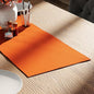 Encasa XO Table Runner, Cotton Canvas Dining Runner 13"x36" | Orange, 180 GSM by EncasaXO