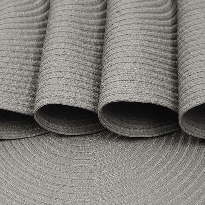 SHACOS Round Braided Placemats Set of 8 Washable Fabric Heat Resistant 15 inch - Image 9
