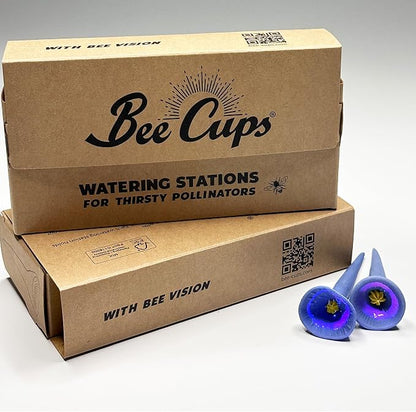 5 Pack, Bee Watering Station, 100% Handmade Porcelain, Bee and Butterfly Feeder - Image 6