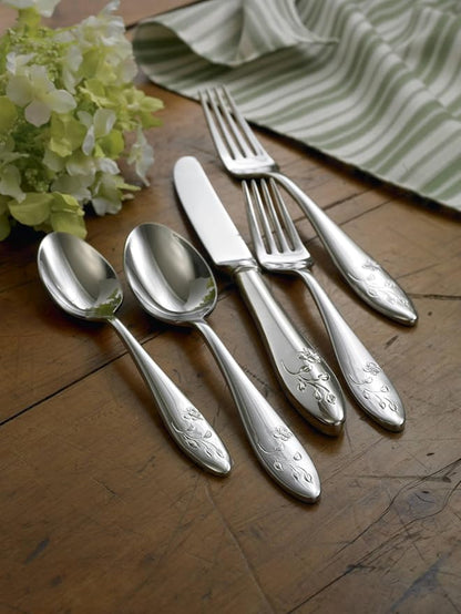 Lenox Butterfly Meadow 65-Piece 18/10 Stainless Steel Silverware Set - Image 9