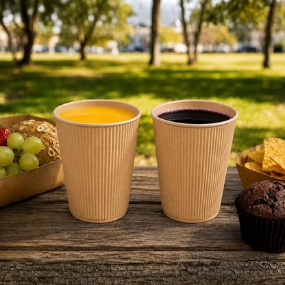 500-CT Disposable Kraft 12-OZ Hot Beverage Cups - Image 5