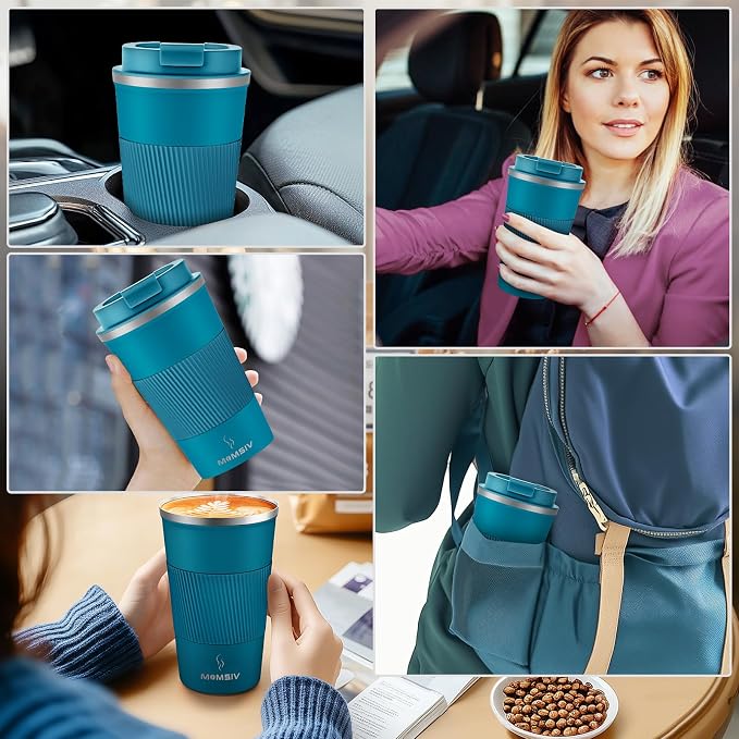 MOMSIV 17oz Travel Coffee Mug, Insulated Coffee Cup - Image 7