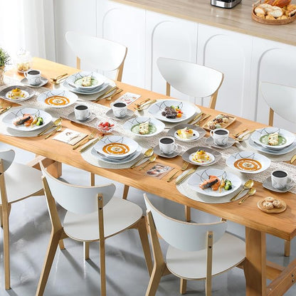VEWEET 30 PCS Ceramic Dinnerware Sets - Image 7