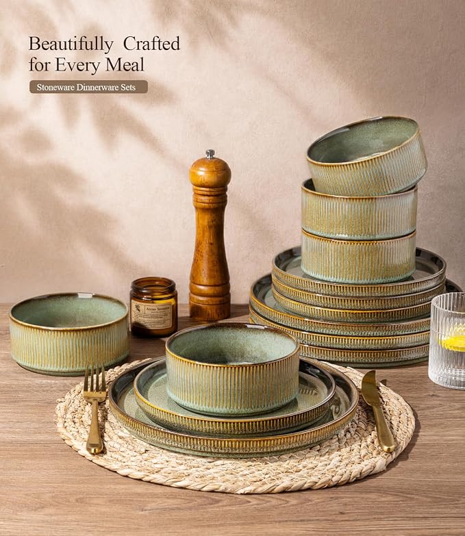 GBHOME Stoneware Dinnerware Sets - Image 7