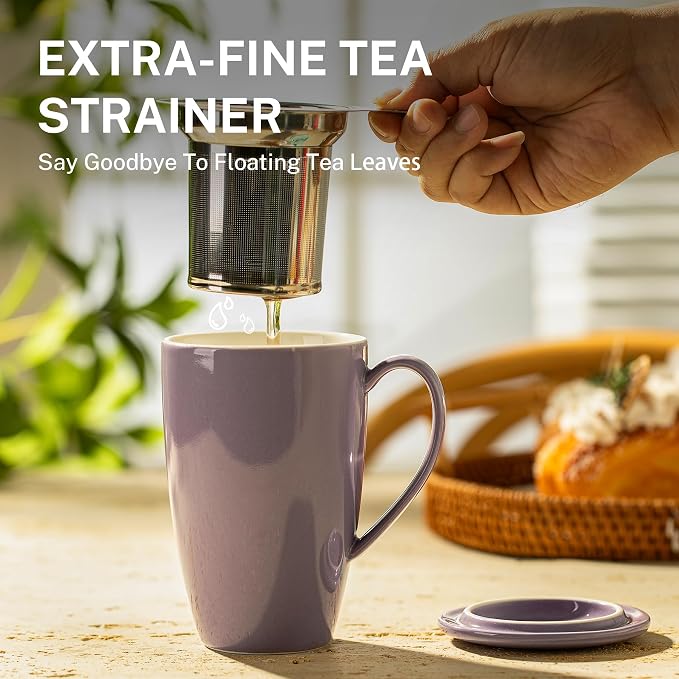 Sweese 15 OZ Porcelain Tea Mug - Image 4