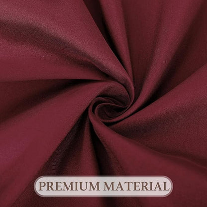 8 Pack Round Tablecloth 90 Inch Burgundy Tablecloth for Valentine’s Day Round Tables, Washable Polyester Table Cloth Stain and Wrinkle Resistant Decorative Table Cover for Wedding Party Dining Banquet