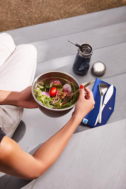 S’well Stainless Steel 64oz Salad Bowl Kit in Onyx, Comes - Image 4