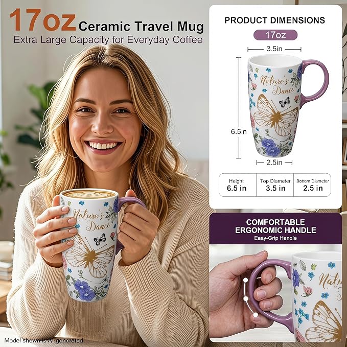 Topadorn Ceramic Travel Mug - Image 2