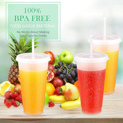 Roshtia 24 Pack Plastic Tumblers - Image 5