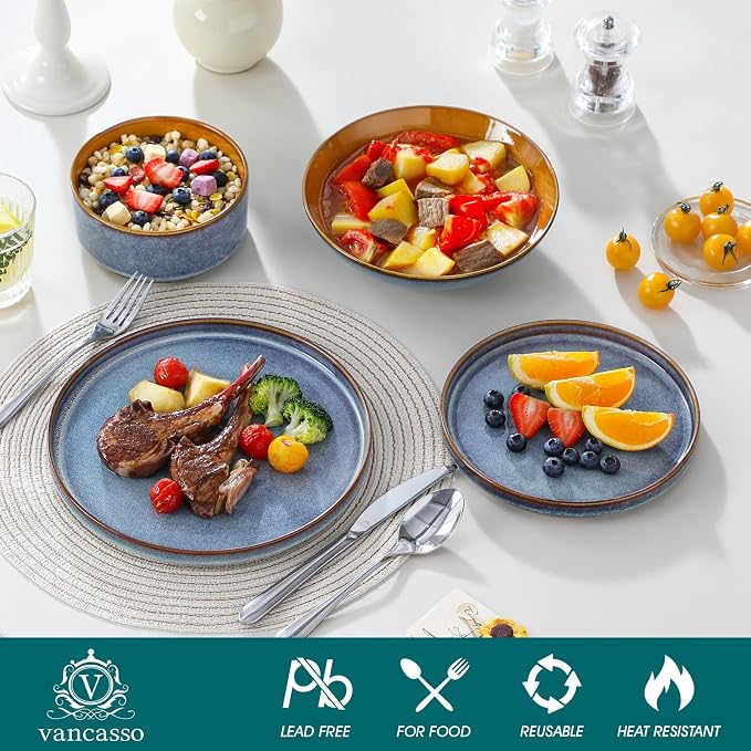 ONION Ceramic Plates and Bowls Sets - Image 4