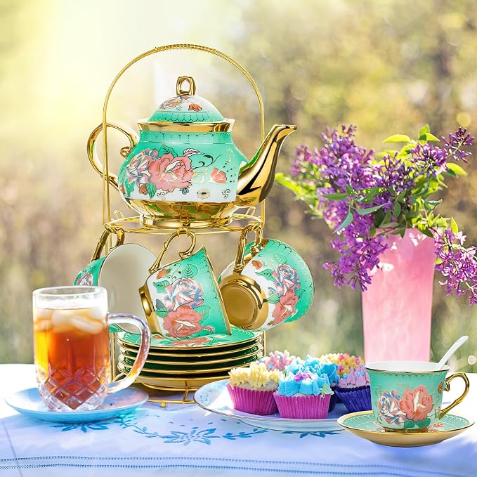 20 Pieces Porcelain Tea Set - Image 4