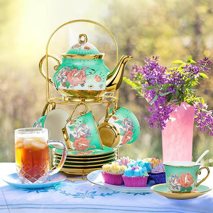 20 Pieces Porcelain Tea Set - Image 4