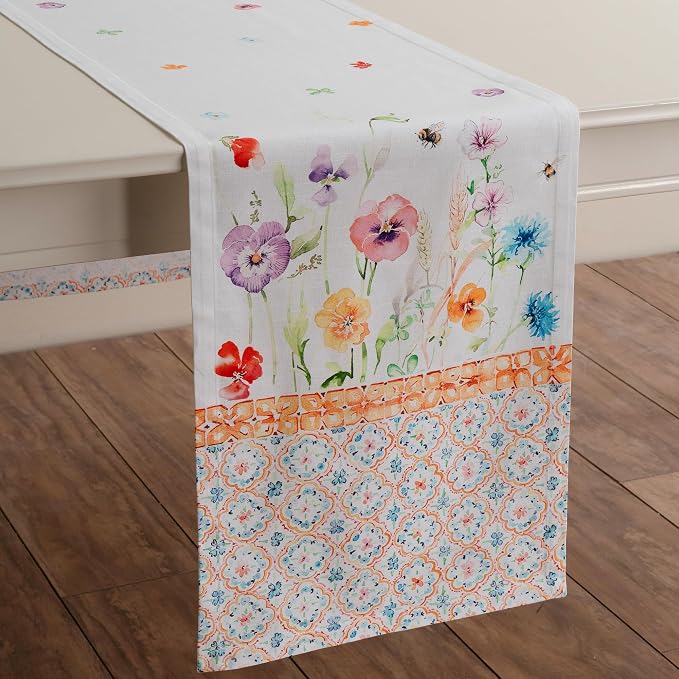 Maison d' Hermine Table Runner 100% Cotton 14.50" x 108" | Table Runners 108 - Image 9