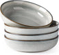 GBhome 8.75'' Large Ceramic Pasta Bowls, 38oz Stoneware Pasta Serving Bowls Set by GBhome