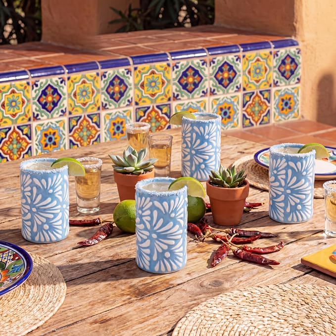 12 Set Cielito Lindo Party Favors, Handleless | Mexican Tequila Shot Glasses - Image 8