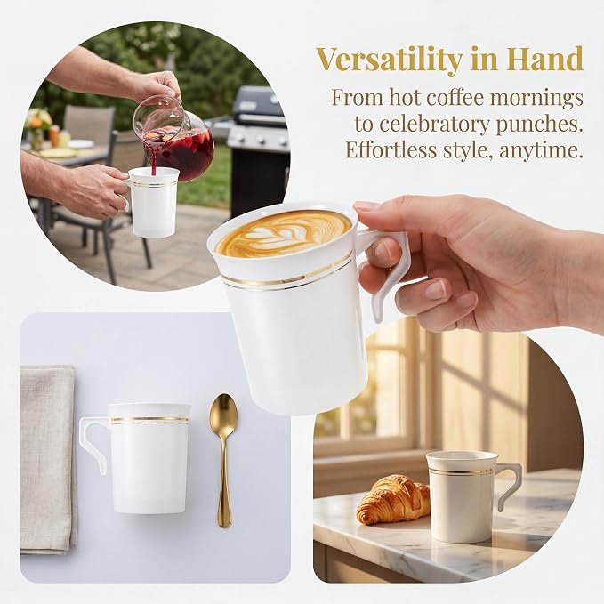 48 Pack Disposable Coffee Mugs - Image 7