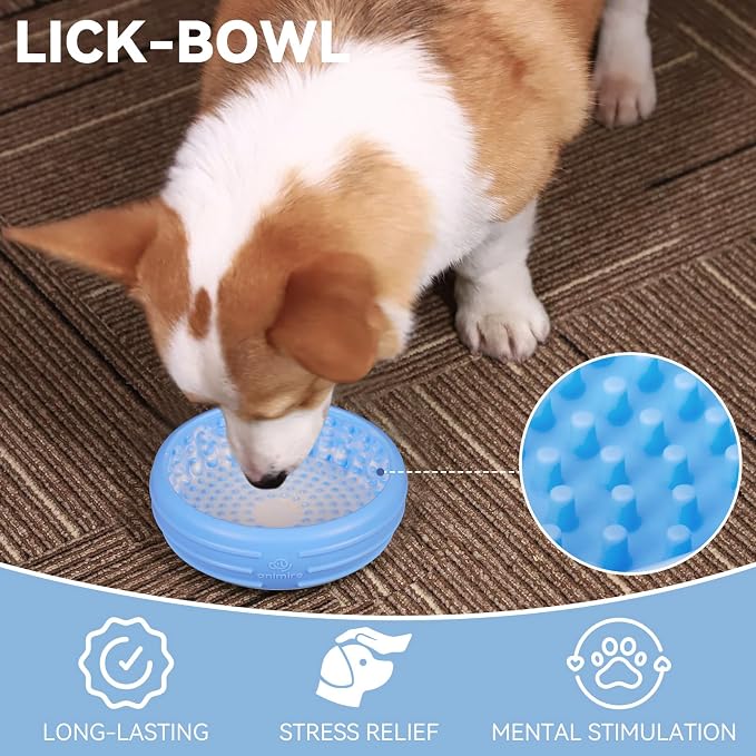 Dog Lick Bowl, Animire Freeze Lick Mat - Image 5