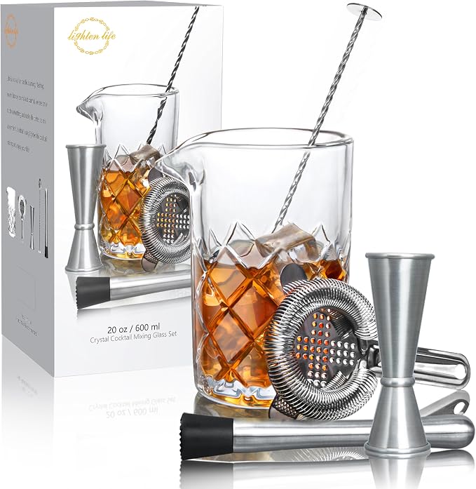 Cocktail Mixing Glass Set, Bar Mixing Set - Image 4