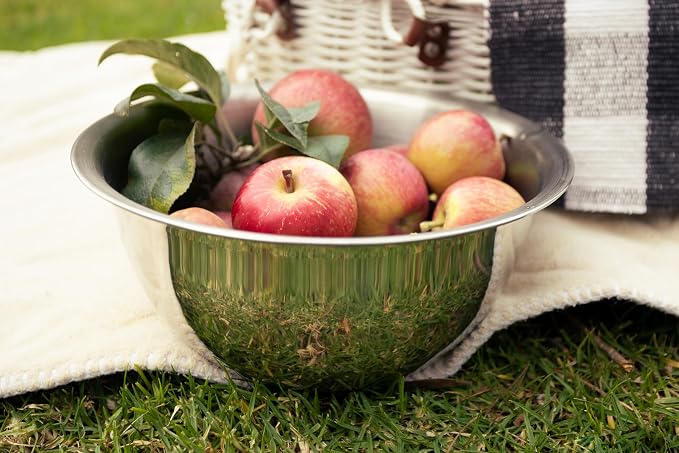 Fox Run Brands 2.75-Quart Stainless Steel Mixing Bowl, Metallic | Small Metal - Image 2