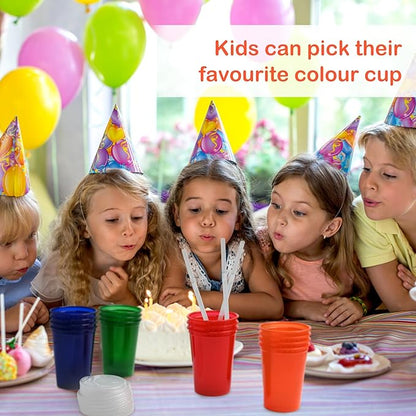 L LIKED 200 Pack 12oz Kids Cups, Spill Proof Party Cups - Image 6